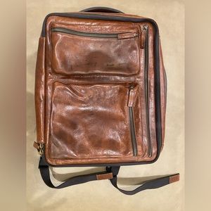 Fossil Buckner Leather Convertible Backpack Bag